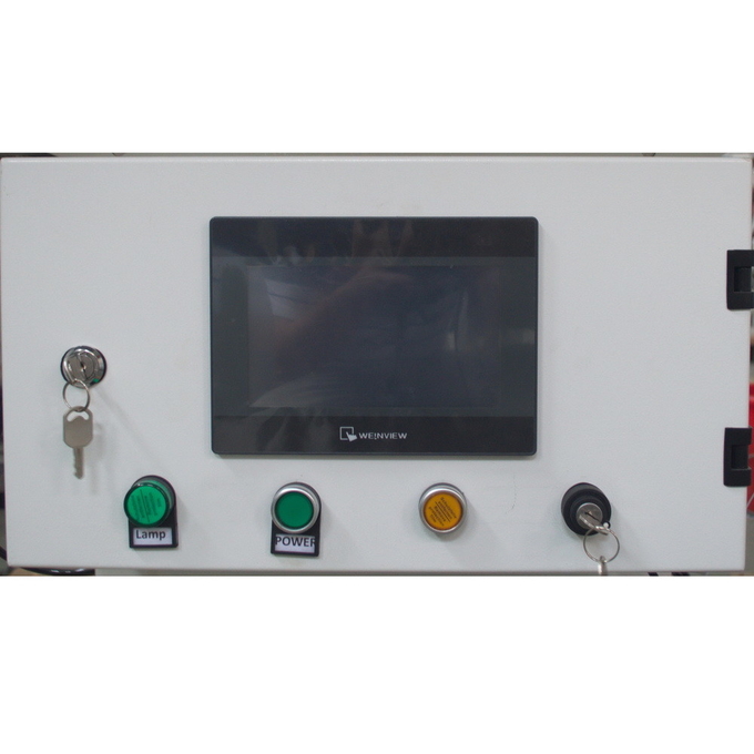 Σίδηρος Τύπου ατμού του ISO 9001 για τα ενδύματα PLC 1 οθόνης αφής 220 βολτ