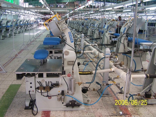 Έλεγχος PLC των οδηγήσεων πιέζοντας μηχανών παντελονιού σιδερώματος ατμού για το διπλό Τύπο ατμού μέσης